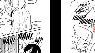 DBZ's Goku Fucking Chichi On First Honeymoon.