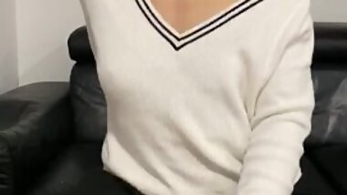 Japanese school girl studies the art of riding my dick