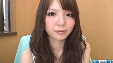 Aya Eikura plays with her shaved cherry in solo